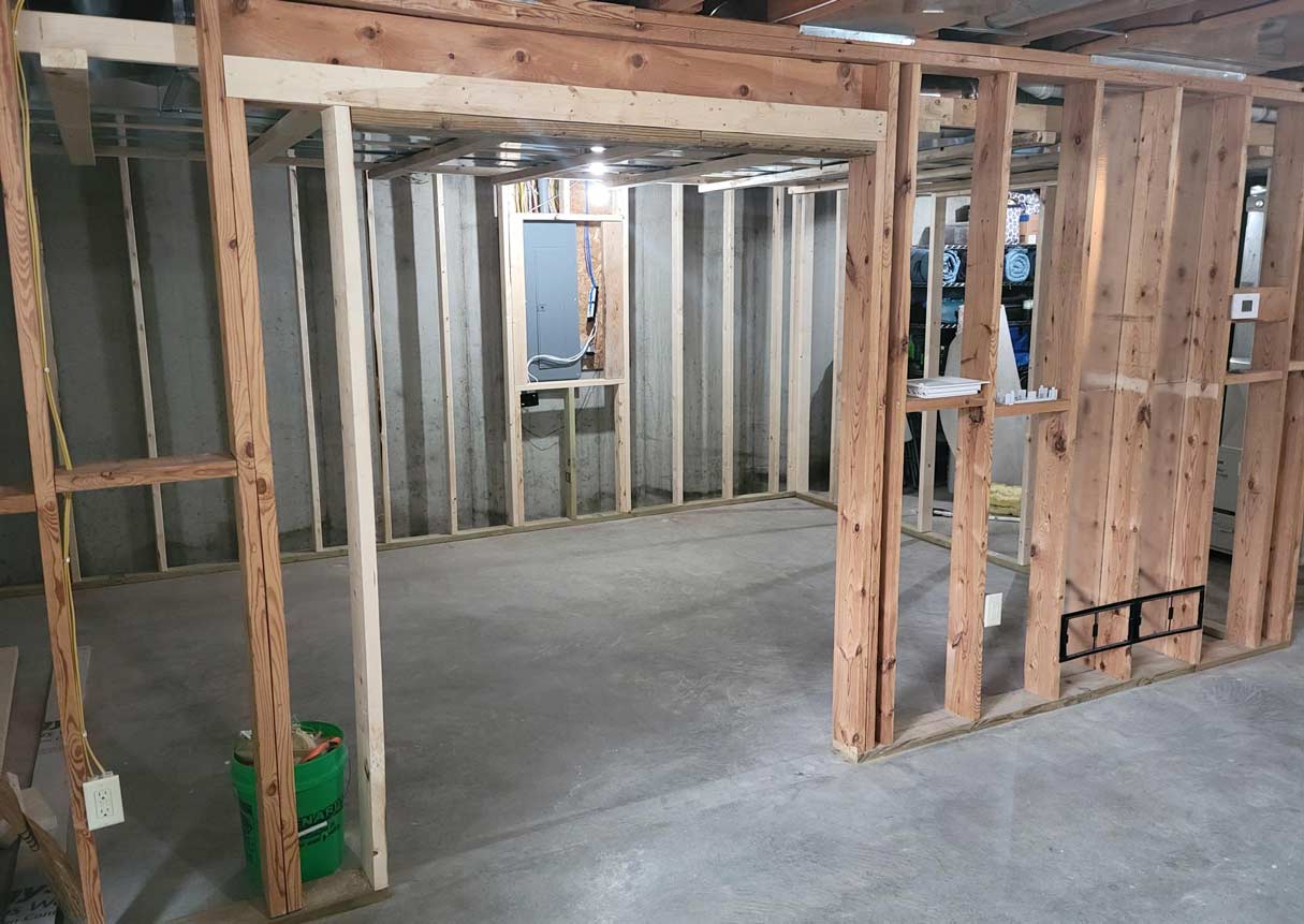 Stanwood Basement Remodel - Cornerstone Custom Homes